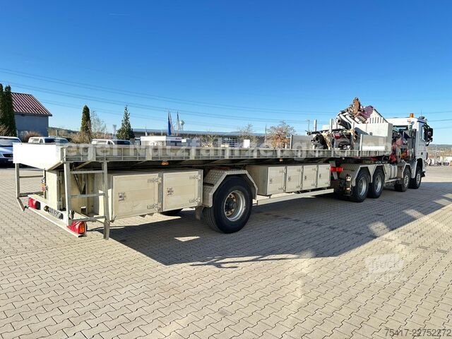 Кран, змонтований на вантажівці MERCEDES-BENZ Actros 4148 8X8 mit Fassi Kran F660A