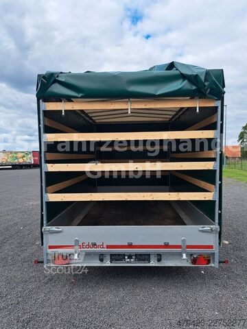 Nyitott pótkocsi ponyvával EDUARD P5*Schiebeplane*Auffahrrampen