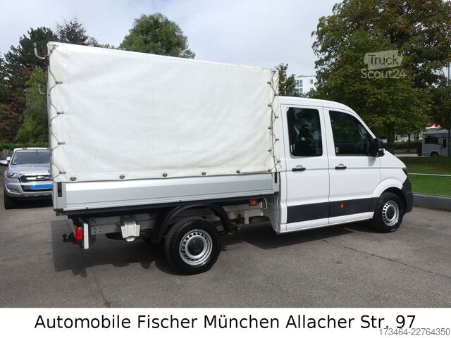 Aizkaru sānu furgons VW Crafter 35 Pritsche Plane DOKA L2 AHK 3,0t