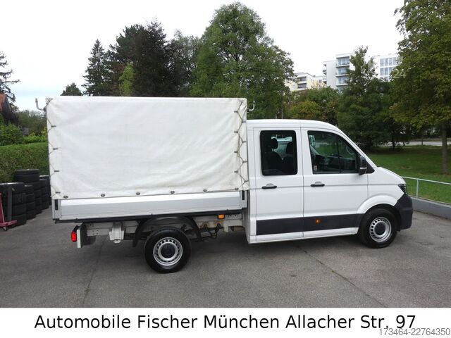 Aizkaru sānu furgons VW Crafter 35 Pritsche Plane DOKA L2 AHK 3,0t