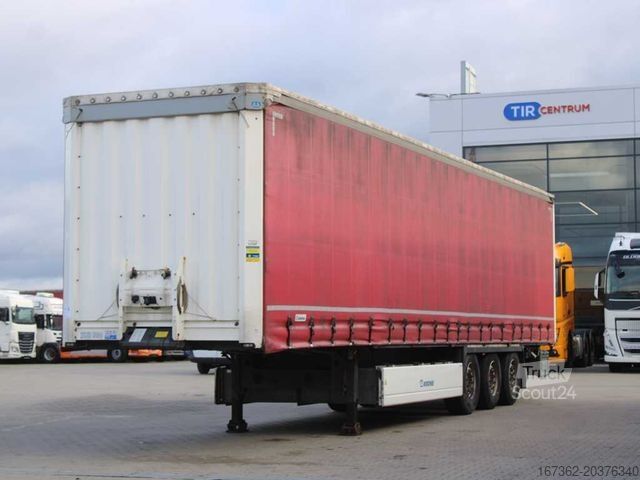 Open semitrailer KRONE SD,  LIFTING AXLE, MULTILOCK, SAF