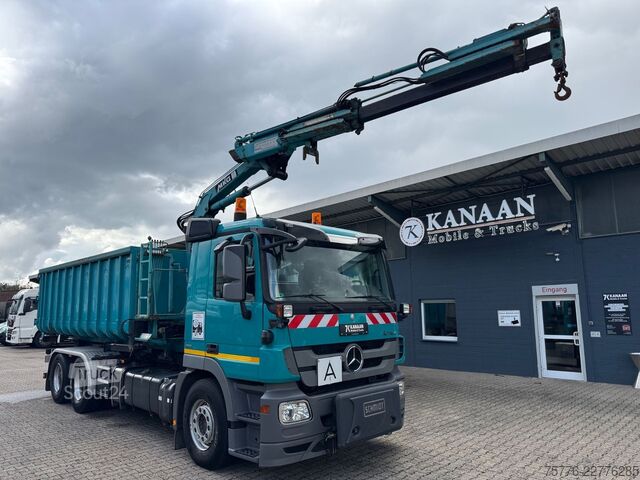 Autolaadkraan MERCEDES-BENZ 2632 Actros 6x4 Meiller Abroller KRAN Salzstreu