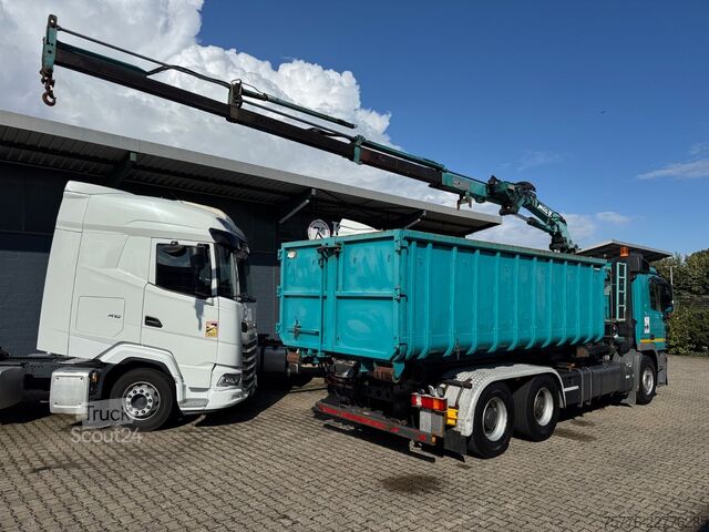 Autolaadkraan MERCEDES-BENZ 2632 Actros 6x4 Meiller Abroller KRAN Salzstreu