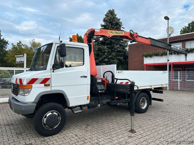 Furgon z żurawiem samochodowym MERCEDES-BENZ 815D Pritsche + PK7501 Kran Allrad 4x4