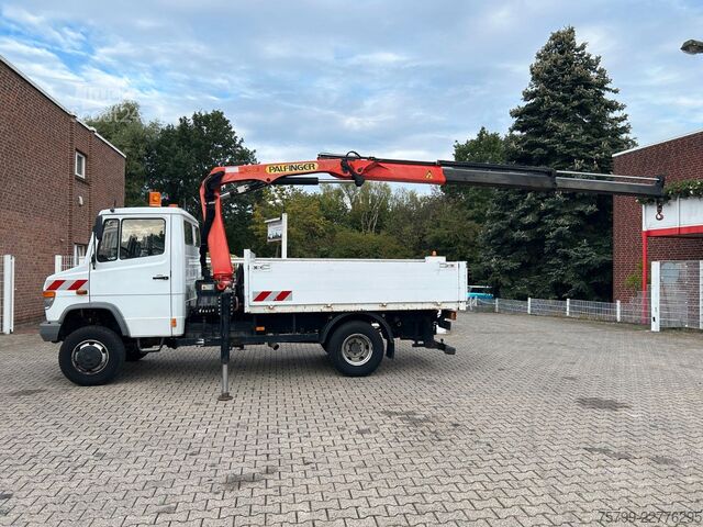 Furgon z żurawiem samochodowym MERCEDES-BENZ 815D Pritsche + PK7501 Kran Allrad 4x4