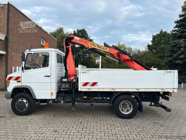 Furgon z żurawiem samochodowym MERCEDES-BENZ 815D Pritsche + PK7501 Kran Allrad 4x4