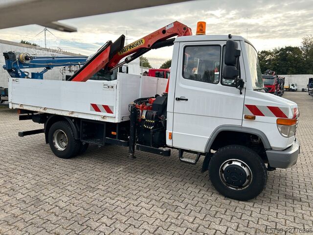 Furgon z żurawiem samochodowym MERCEDES-BENZ 815D Pritsche + PK7501 Kran Allrad 4x4