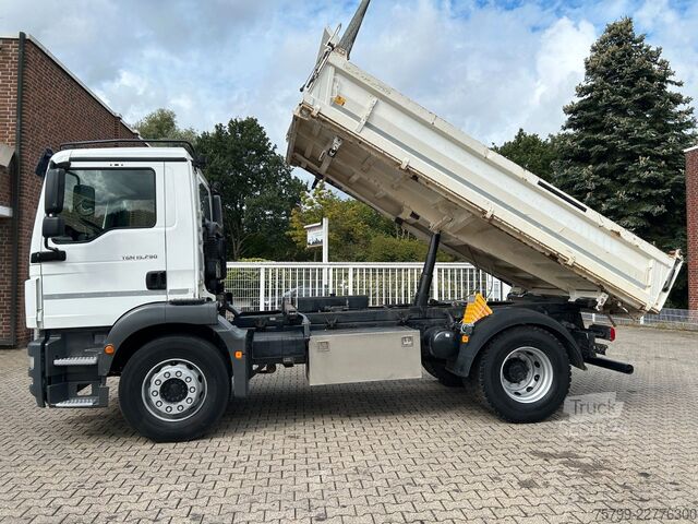 Tre-sidet tipbil MAN 15.290 TGM  MEILLER 3Skipper 4x2