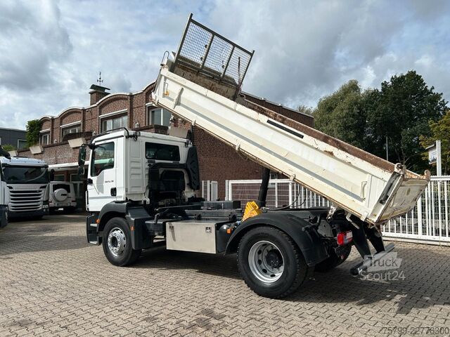 Tre-sidet tipbil MAN 15.290 TGM  MEILLER 3Skipper 4x2
