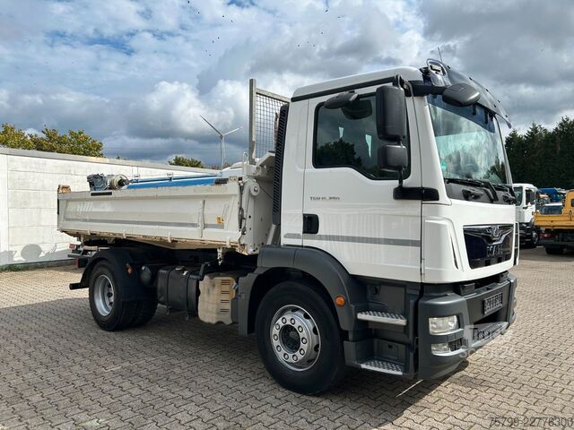 Tre-sidet tipbil MAN 15.290 TGM  MEILLER 3Skipper 4x2