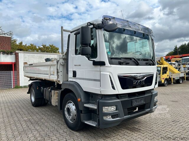 Tre-sidet tipbil MAN 15.290 TGM  MEILLER 3Skipper 4x2