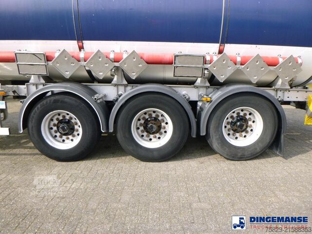 Tank Burg Chemical tank inox L4BH 32.5 m3 / 3 comp