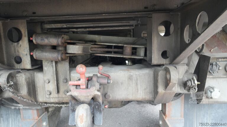 Vrachtwagen met kraan MAN 20-230 G1 OEAF MANCAT V8 6X6 open box with Palf...