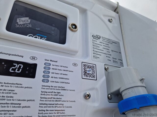 Prikolica sa sandukom Tomplan Kühlanhänger für Lebensmittel mit Seitentür mobiles Kühlhaus Neu und direkt verfügbar