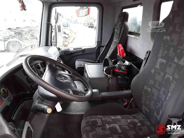 Tipper avec grue Mercedes Actros 4144 palfinber pk2002/4Ext remote