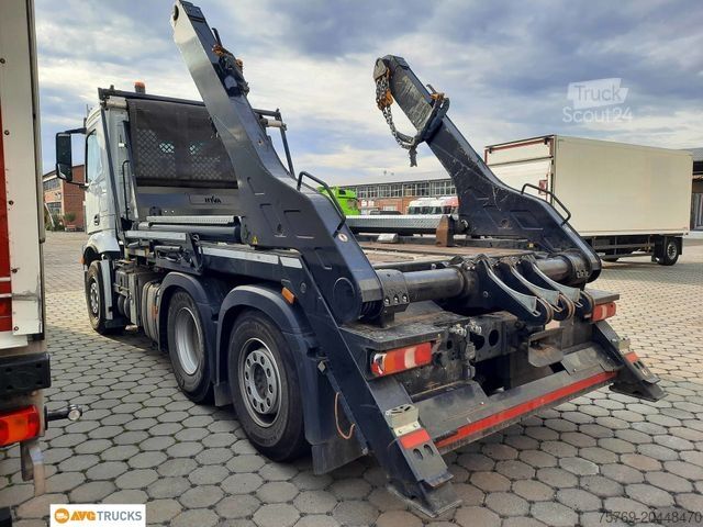 Absetzkipper LKW MERCEDES-BENZ 2553 L ACTROS Nachlauf-Lenkachse Liege