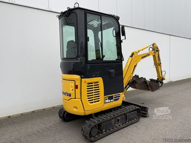 Minigraafmachine Komatsu MINIBAGGER PC 16 R-3HS Powertilt