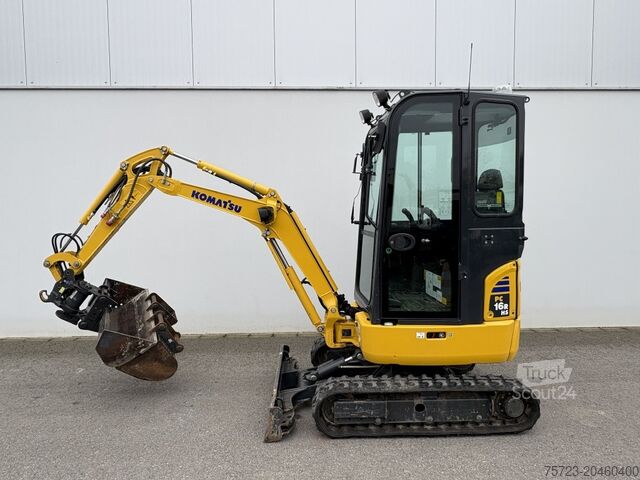 Minigraafmachine Komatsu MINIBAGGER PC 16 R-3HS Powertilt