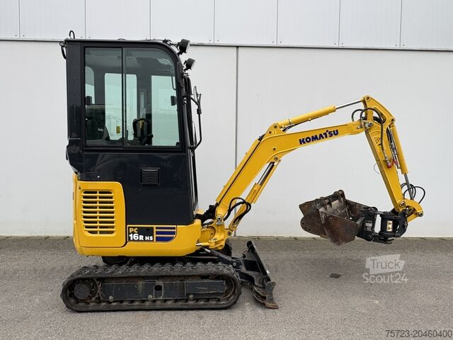 Minigraafmachine Komatsu MINIBAGGER PC 16 R-3HS Powertilt