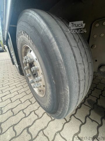 Atvērta puspiekabe ar tentu SCHMITZ CARGOBULL SCB*S3T SCS24/L-13.62EB Plane RSAB 2x Liftachse