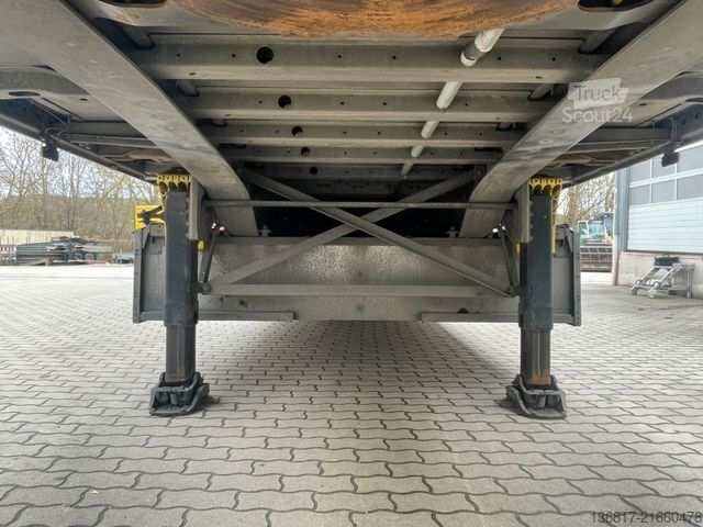 Atvērta puspiekabe ar tentu SCHMITZ CARGOBULL SCB*S3T SCS24/L-13.62EB Plane RSAB 2x Liftachse