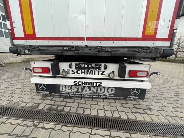 Atvērta puspiekabe ar tentu SCHMITZ CARGOBULL SCB*S3T SCS24/L-13.62EB Plane RSAB 2x Liftachse