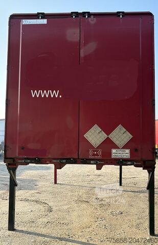 Byt kaross mot boxkaross Krone 7,45m Wechselkoffer mit Türen