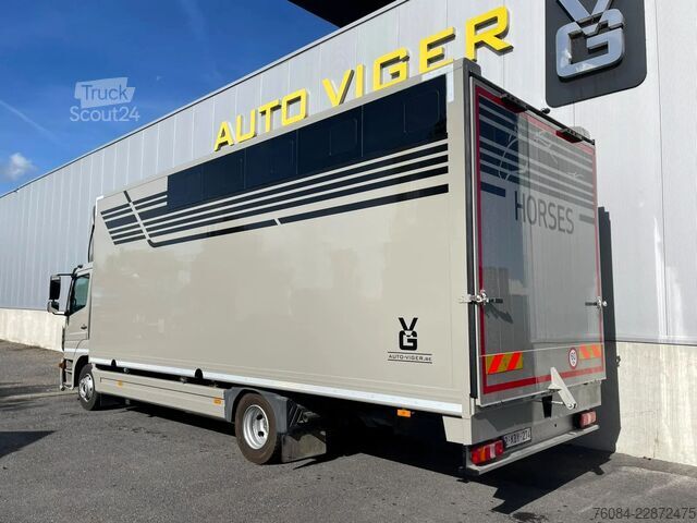 Μεταφορά αλόγων Mercedes-Benz Atego 1018 *5paarden*Airco*Luchtvering A verste...