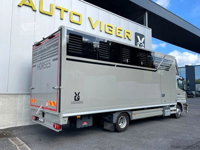 Μεταφορά αλόγων Mercedes-Benz Atego 1018 *5paarden*Airco*Luchtvering A verste...