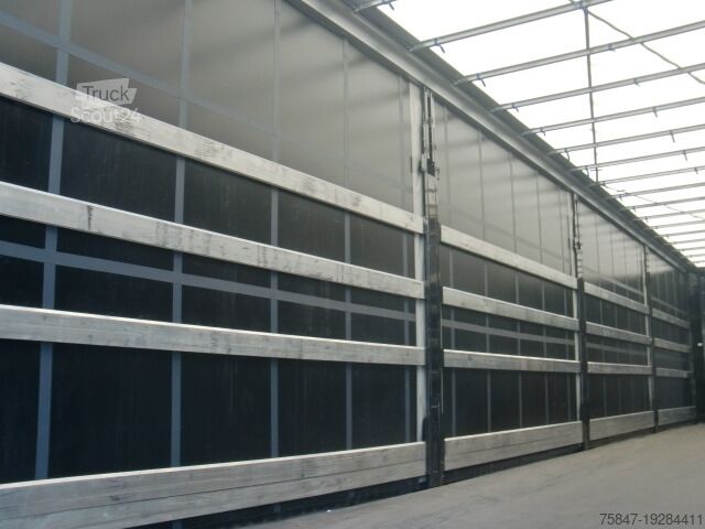 Aanhangwagen met dieplader & dekzeil Krone SDP 27 Liftachse