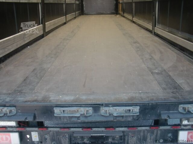 Aanhangwagen met dieplader & dekzeil Krone SDP 27 Liftachse