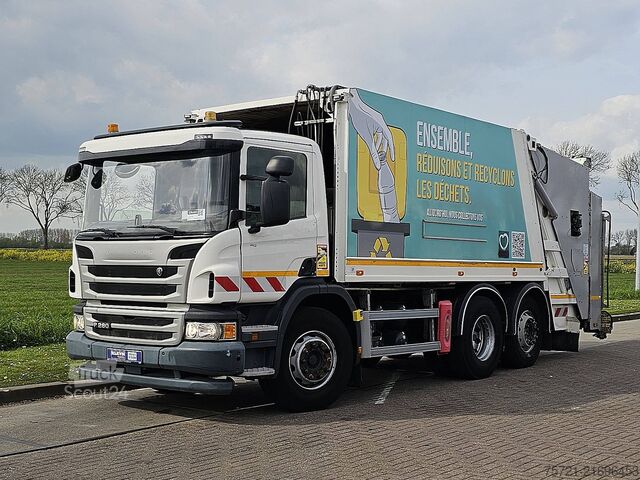 Abfallsammelfahrzeug SCANIA P280 FAUN,6x2*4