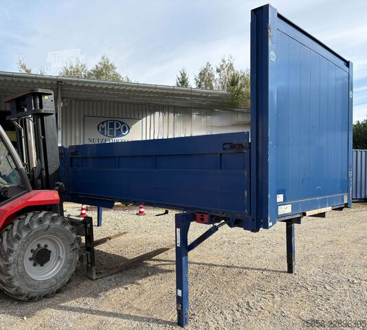 Carroçaria de troca aberta Krone BDF Baustoffbrücke 7,45 Rahmen 150mm
