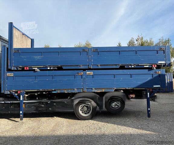 Carroçaria de troca aberta Krone BDF Baustoffbrücke 7,45 Rahmen 150mm