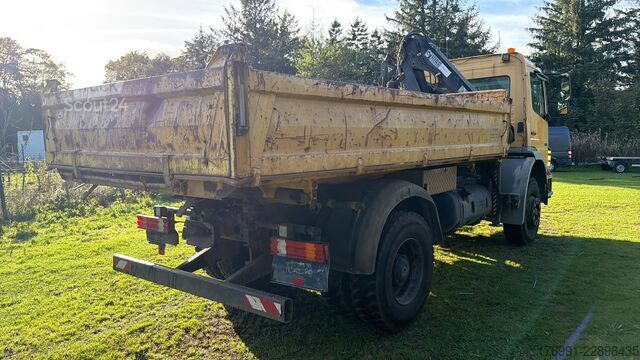 Tristrani prekucnik Mercedes-Benz Axor 2 1828 4x2 Kipper Meiller Kran HIAB