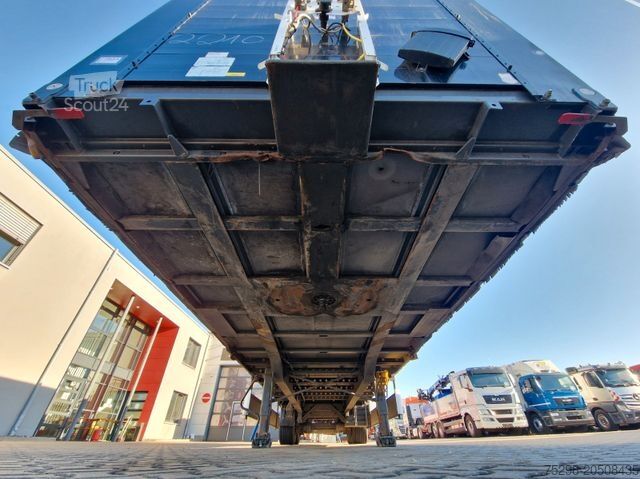 Semiremorcă deschisă cu prelată FLIEGL SZS320 / Hubdach / 6.500 kg / Mega