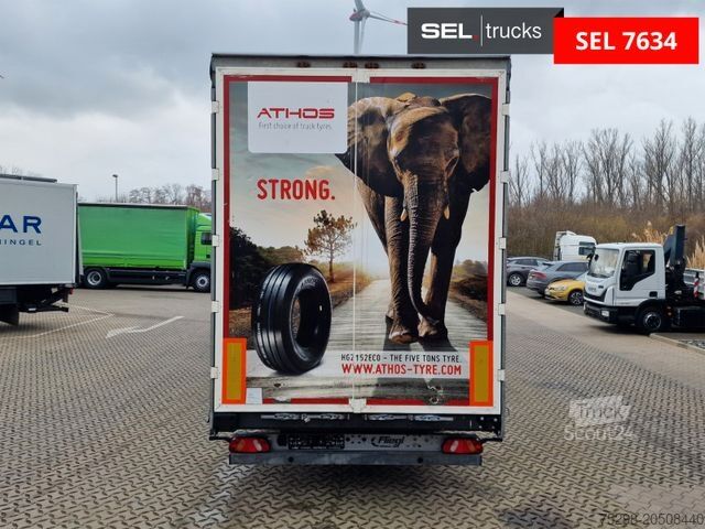 Odprta polprikolica s ponjavo FLIEGL SZS320 / Hubdach / 6.500 kg  / Mega