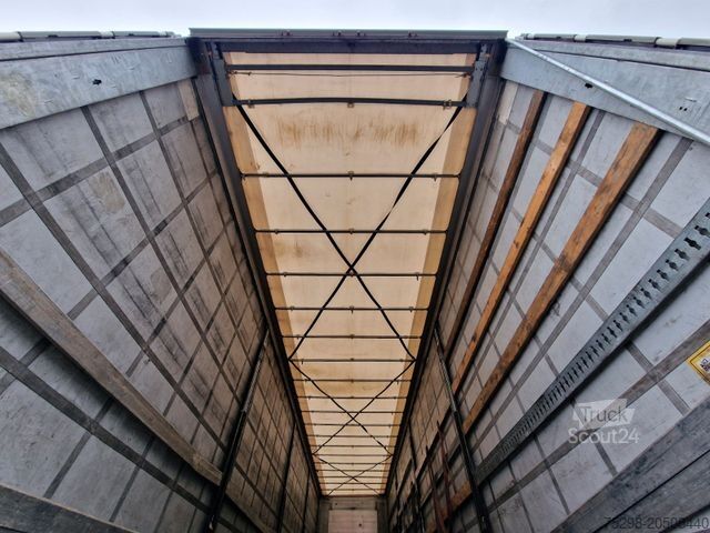 Odprta polprikolica s ponjavo FLIEGL SZS320 / Hubdach / 6.500 kg  / Mega