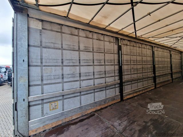 Open semitrailer with tarp FLIEGL SZS320 / Hubdach / EDSCHA / Mega