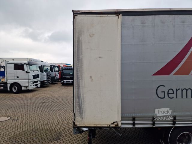 Open semitrailer with tarp FLIEGL SZS320 / Hubdach / EDSCHA / Mega