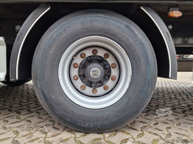 Open semitrailer with tarp FLIEGL SZS320 / Hubdach / EDSCHA / Mega