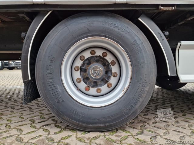 Open semitrailer with tarp FLIEGL SZS320 / Hubdach / EDSCHA / Mega