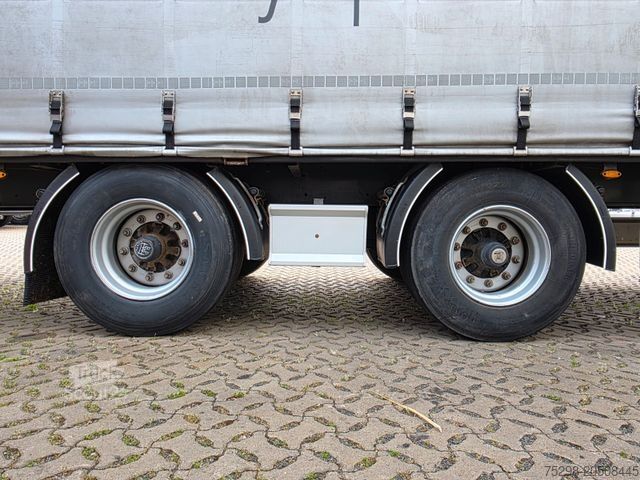 Semi-remorque bâchée FLIEGL SZS320 / Hubdach / 6.500 kg / Mega