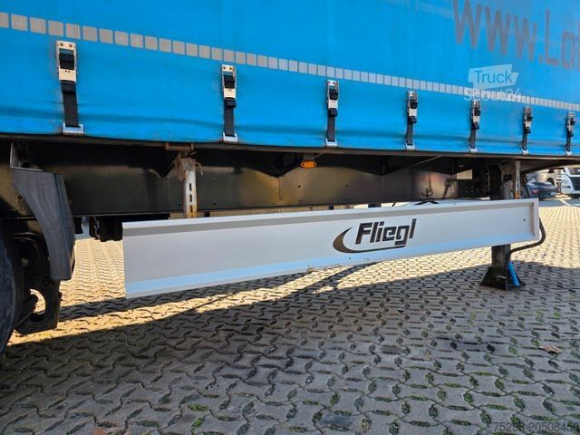 Semirimorchio con telone FLIEGL SDS01 / Coilmulde / EDSCHA