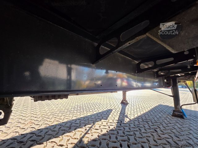 Auflieger mit Pritsche & Plane FLIEGL SDS01 / Coilmulde / EDSCHA