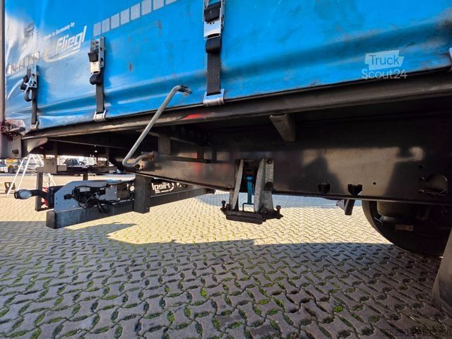 Auflieger mit Pritsche & Plane FLIEGL SDS01 / Coilmulde / EDSCHA