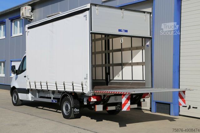 Transportador con plataforma y toldo MERCEDES-BENZ Sprinter Plane 420x220x220 mit Ladebordwand