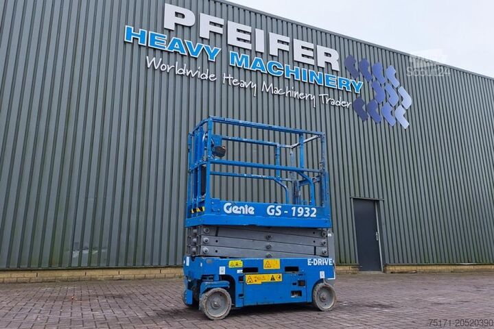 Sakselevator Genie GS1932 E-Drive Several In Stock, 8m Working Height