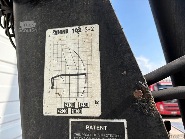 Autogru Mercedes-Benz ATEGO 1823 + HIAB-102-S 2 + HAAK SYSTEEM