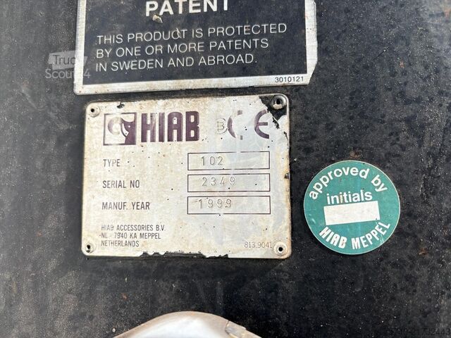 Autogru Mercedes-Benz ATEGO 1823 + HIAB-102-S 2 + HAAK SYSTEEM